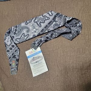 BANDI Classic Pocket Belt, travel belt, black and white, Large  NEW